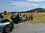 Muž se ženou vypadli z terénního jeepu, oba utrpěli vážná zranění