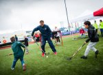 Ostravu rozhýbal festival Sporťáček. Děti dováděly s hokejisty i na Ninja dráze