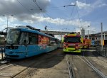 V Ostravě ráno havarovaly tramvaje, jeden muž utrpěl vážná zranění