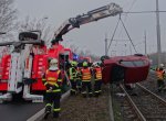 V ostravské Nové Vsi byl opět místo tramvají na kolejích automobil