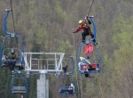 Podívejte se, jak vás budou zachraňovat, když se pokazí lanovka a vy budete nahoře&#8230;