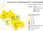 V Moravskoslezském kraji dnes přibylo sedm nakažených, čtyři lidé zemřeli