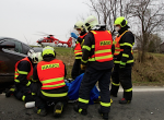 Na místě častých nehod mezi Frenštátem a Kopřivnicí zemřel člověk, další tři se zranili